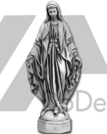 Helig staty av Our Lady Immaculate - 118 cm