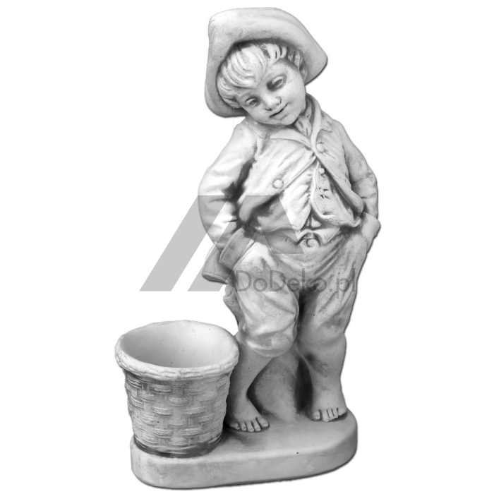 Blomkruka - Skulptur av en pojke