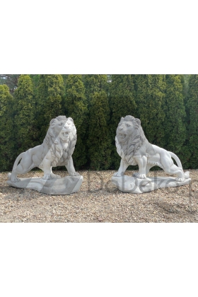 Lew gigant lewy - ogrodowa figura betonowa lwa